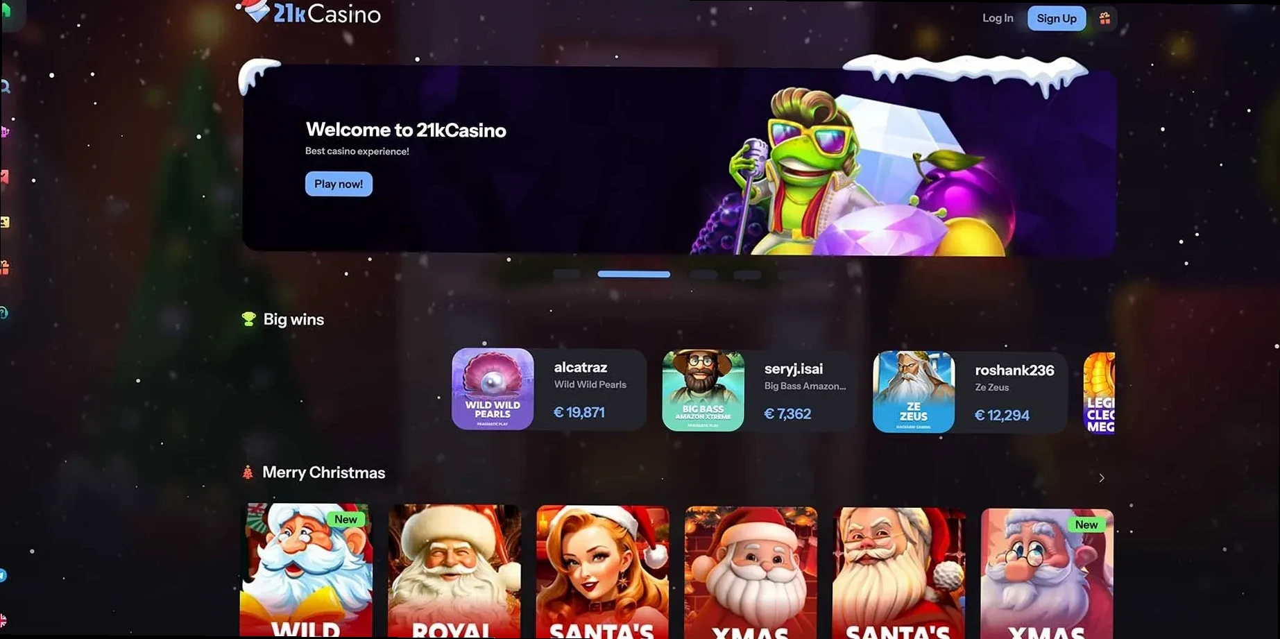 21kCasino live betting med cash-out funktion